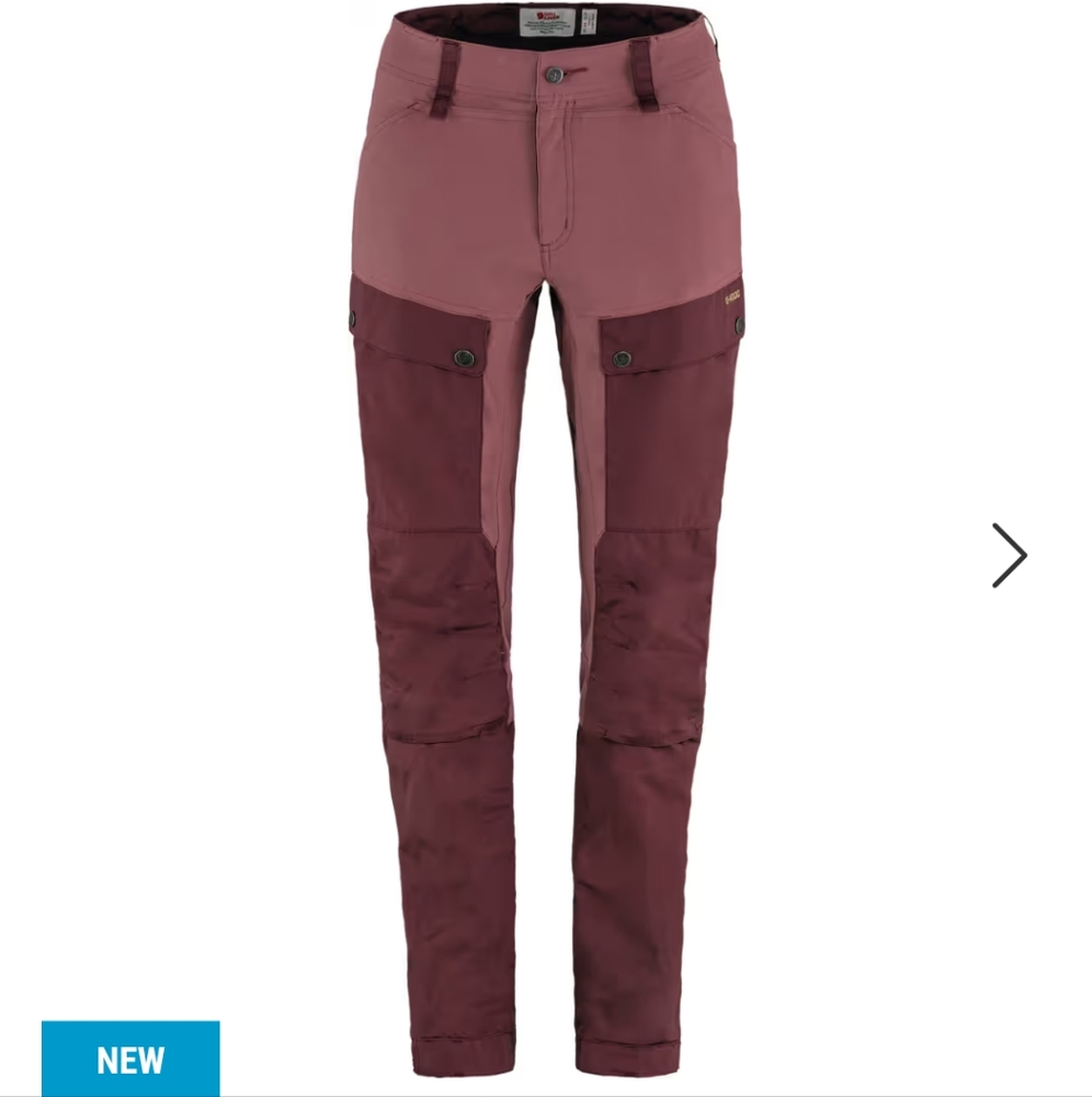 Fjallraven Two-Tone Rose/Mauve Straight Leg Pants